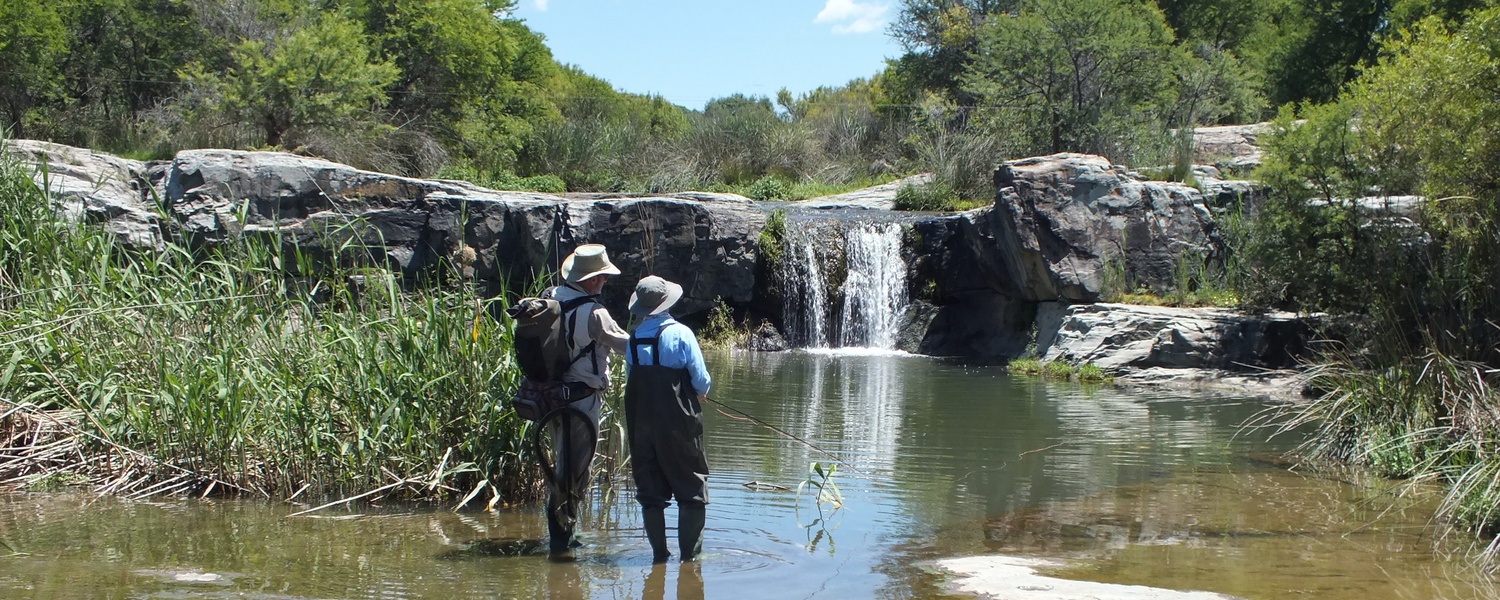 Wild fly fishing in the Karoo, fly fishing for trout
